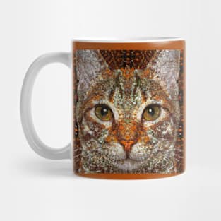 Portrait of a Tabby Cat Mug